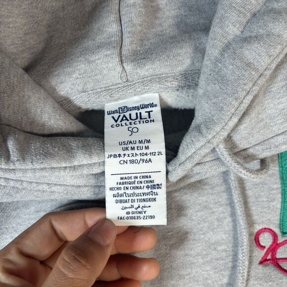 Disney Parks 20th Anniversary Vault Collection Mickey Pullover Hoodie 1991 WDW - Picture 3 of 8